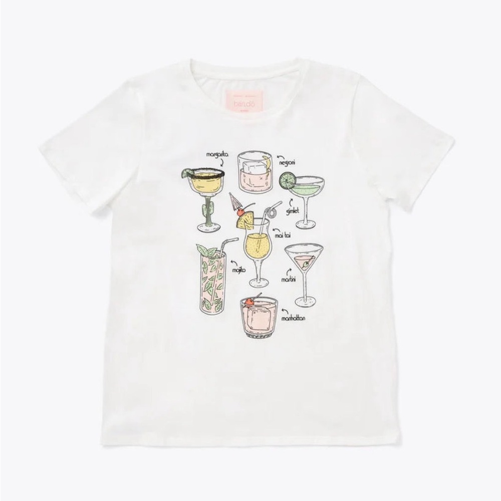 NWT Ban.do Cocktails Tee - Picture 2 of 2